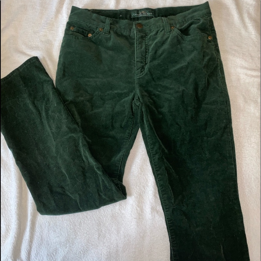 Vintage Green Corduroy Pants